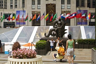 Rockefeller Center summer rink 01