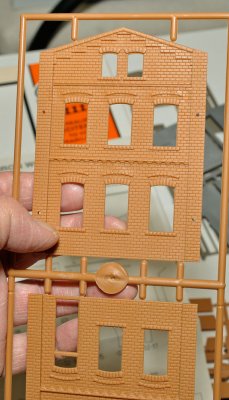 Building panel on the sprue