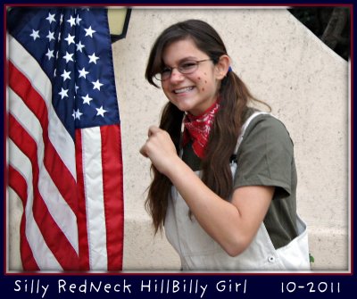 Silly Redneck Hillbilly Girl