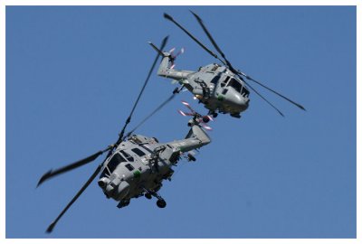 Royal Navy Lynx Pair