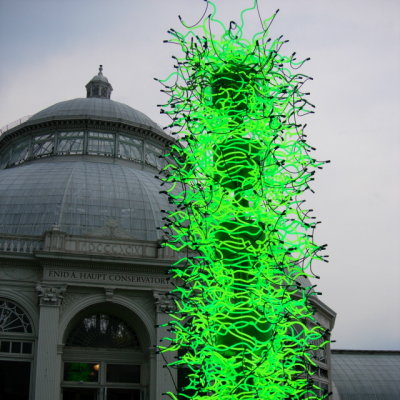Neon Tower - Conservatory Courtyard