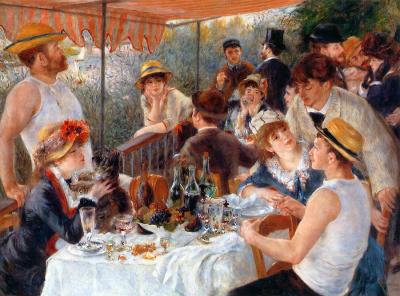 The Luncheon Of The Boating Party Painting