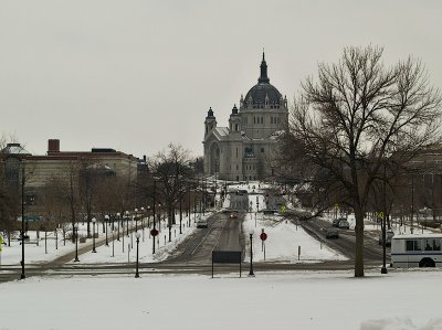 Saint Paul Cathedral from the Capitol Build
