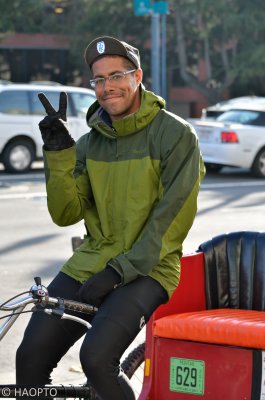 Bicycle Taxi Driver, San Francisco
