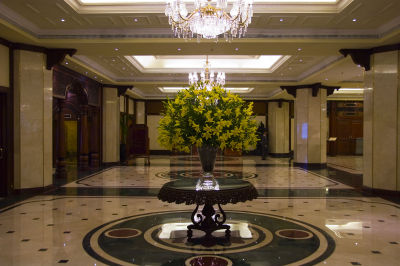 Lobby at the Taj Connemara