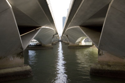 Under the Esplanade Bridge