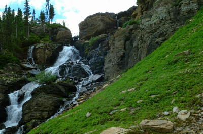 Falls Near Logan Pass