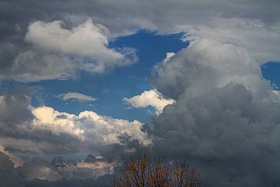 ... an approaching storm ...