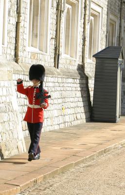 A Welsh Gaurdsman on Duty