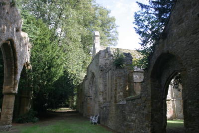 Entry way into the Ettington Family Crypt