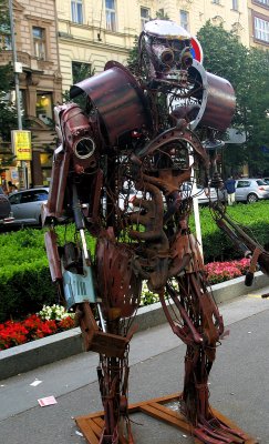 A Street Robot in Prague