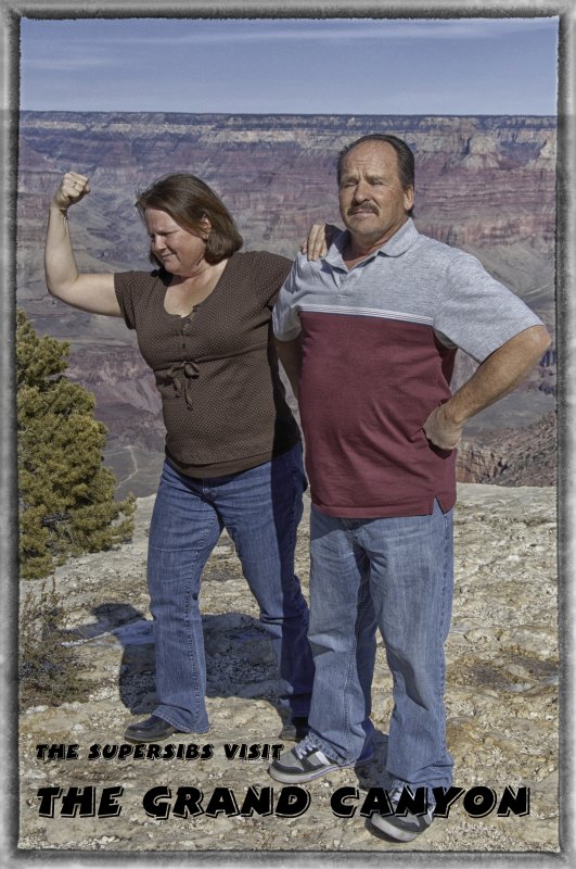 The SuperSibs visit the Grand Canyon