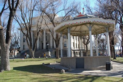 Courthouse square gazebo