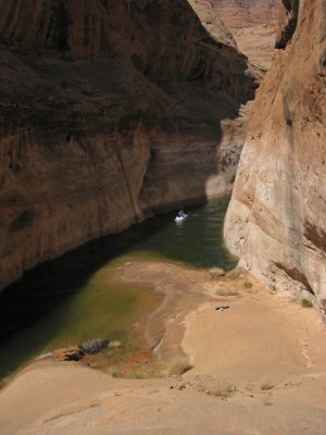 Private beach