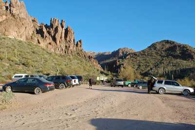 Trailhead parking