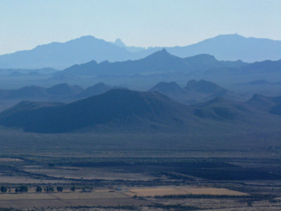 View looking southwest from Picacho