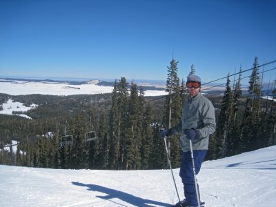 Slade at the top of Rustler