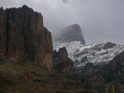 Flatiron in snow