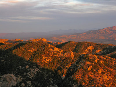 Golden minute in the Catalina Mtns