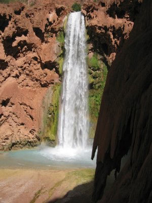 Mooney Falls from cliff