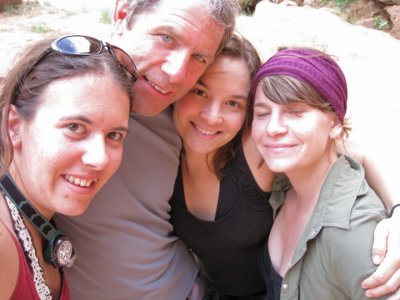 Group pic at the yoga site