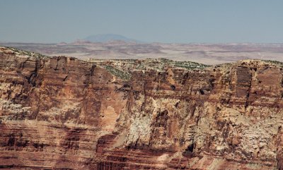 Navajo Mtn beyond the Canyon cliffs