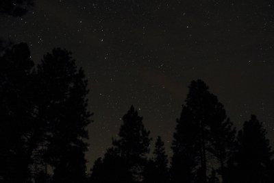Smoke from forest fire dims northern sky