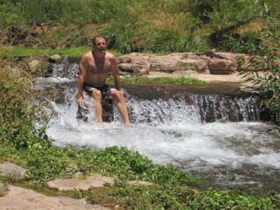 Dwarfing the falls