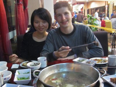 Our first hot pot meal