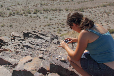 Bre finds matching heart rocks for a friend