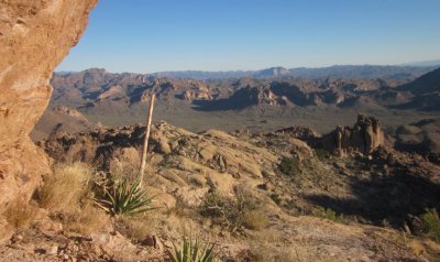 View 1 from Geronimo's Cave