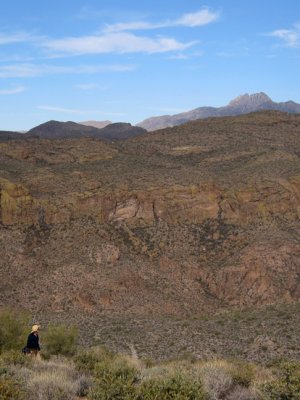 Superstition Wilderness with Four Peaks in background
