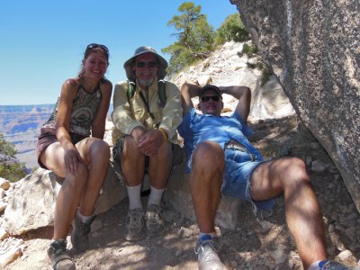 My hiking partners Donna, Wayne and Chuck