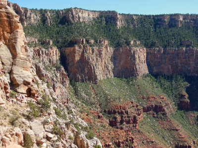 Top layers of the Canyon