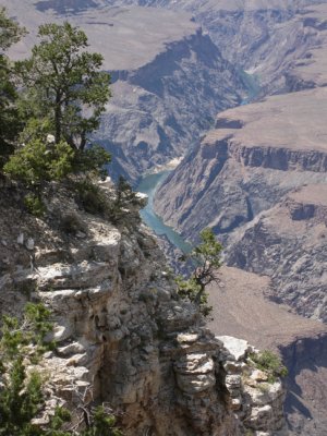 Colorado river and the Inner Gorge west of Mohave Pt