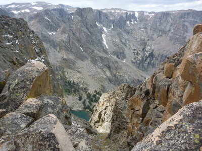 Marten Lake from top of Squaretop