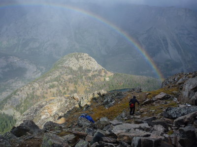 Rainbow over Granite Lake