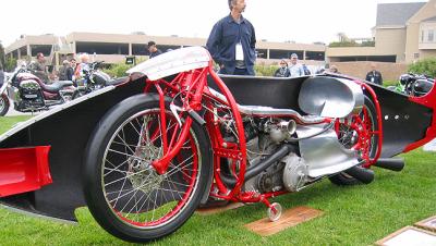 Burt Munro's Indian streamliner