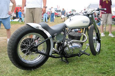 BSA bobber (note the shift)