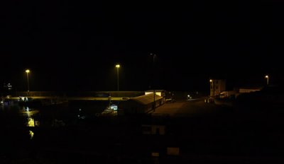 Dunmore East Harbour at night