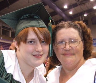 Melissa and Me at her graduation