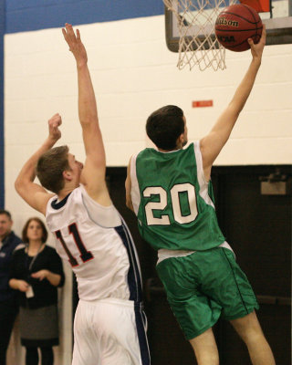 Seton Catholic Central High School's Boys Varsity Basketball Team versus Chenango Forks High School