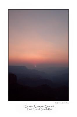 Smoky Grand Canyon Sunset.jpg  (Up To 30 x 45)