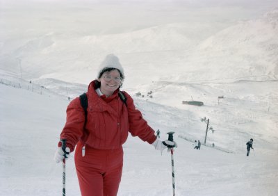 Chris on Glas Maol