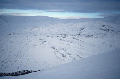 View towards Glas Maol from the Tiger