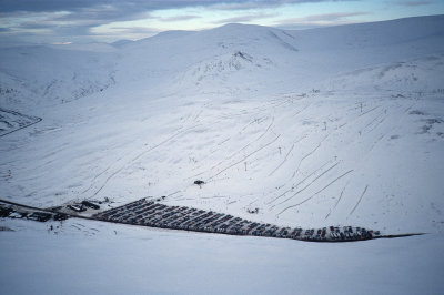 View towards Glas Maol from the Tiger