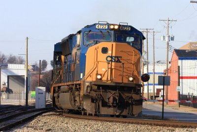 CSX 4722 S688 Evansville IN 09 Jan 2011