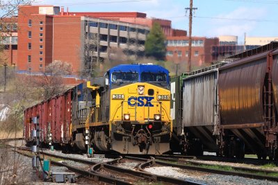 CSX 394 Q597 Evansville IN 02 Apr 2011