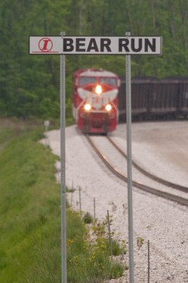 Bear Run Station Sign