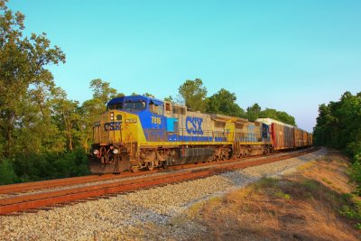 CSX 7816 Q244 Vaughn IN 04 June 2011